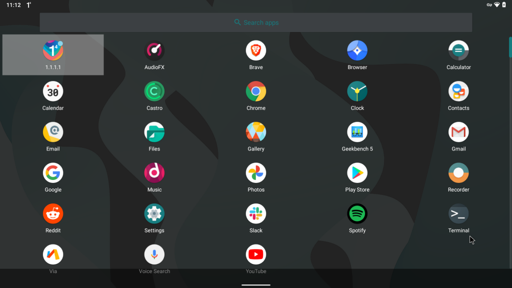 terminal menu aplikasi - cara menginstal android di raspberry pi 4