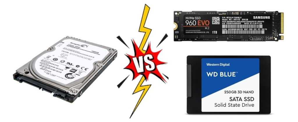 HDD 대 SSD