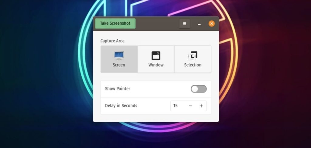 gnome ekran görüntüsü arayüzü - en iyi linux ekran görüntüsü araçları