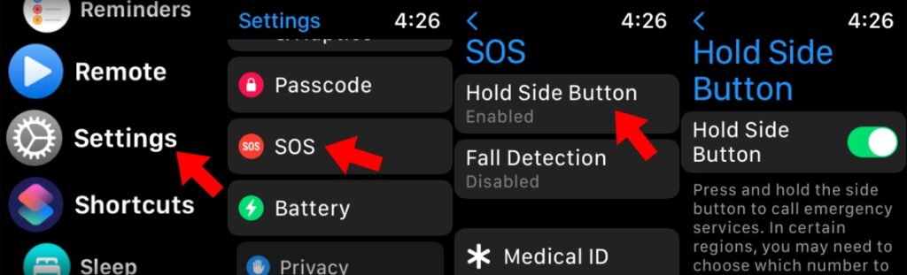 1 Apple WatchEmergencySOSを有効にする