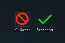 interruptor de interrupción y reconexión de accesos directos
