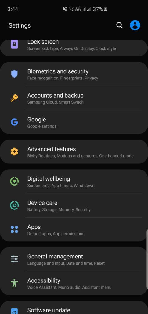 Dezactivați Bixby 1