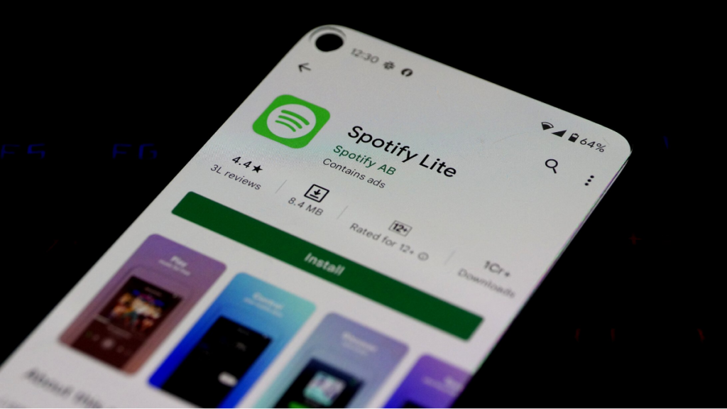 spotify lite. Use aplicativos Android leves