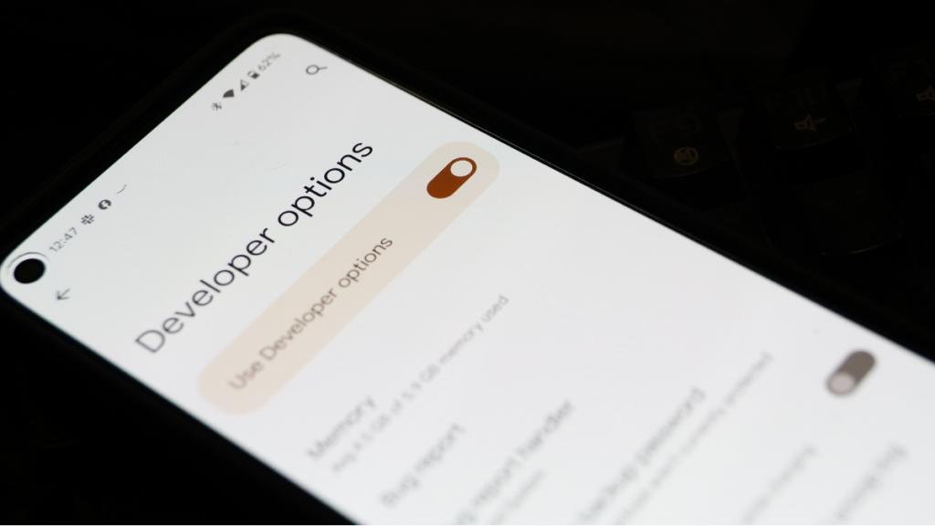 opțiuni pentru dezvoltatori Android 12