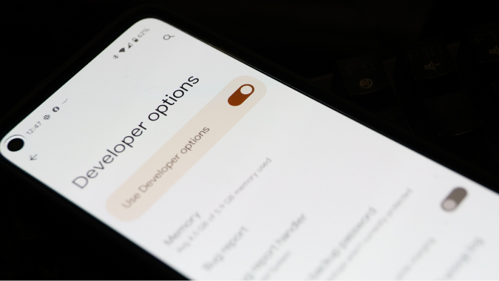 opzioni sviluppatore Android 12