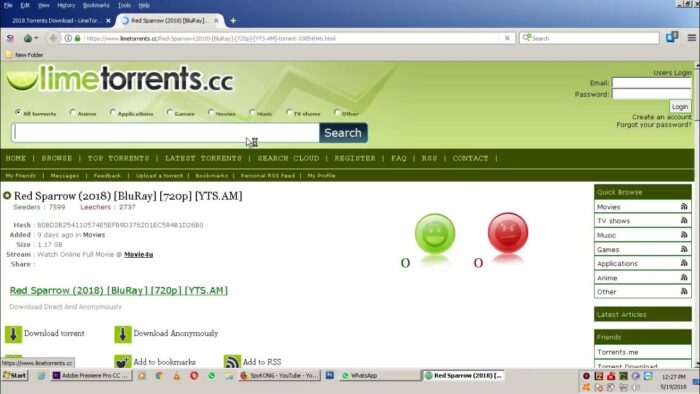 Alternative à LimeTorrents Cpasbien