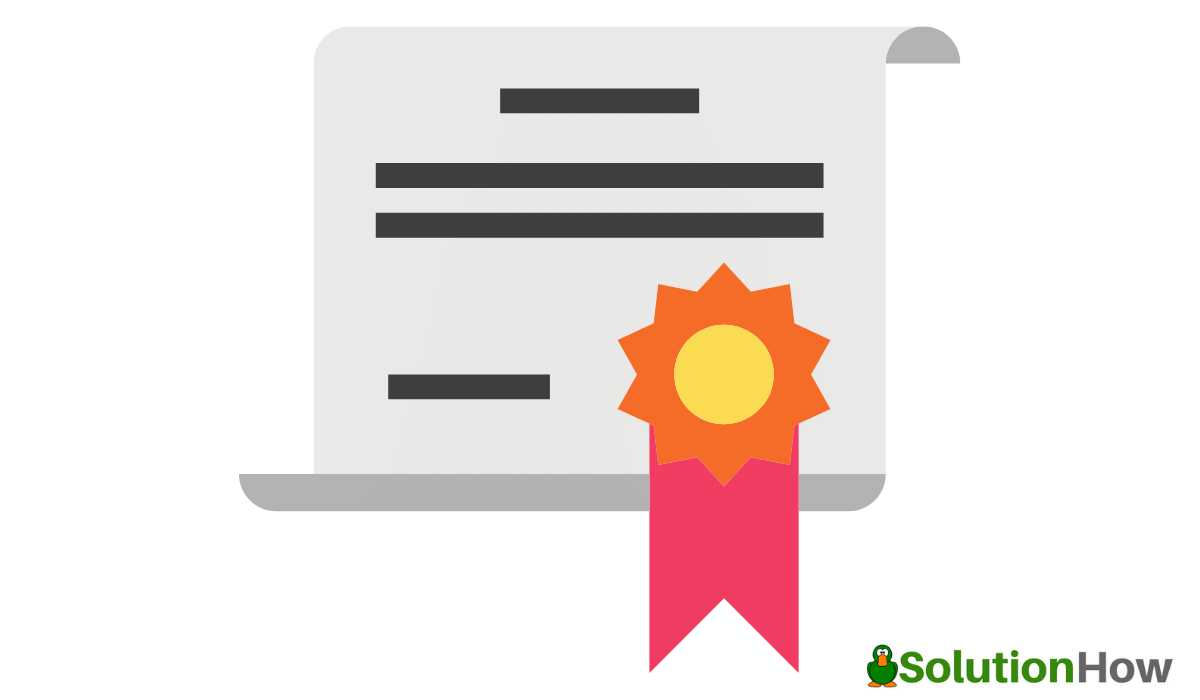 Certificat
