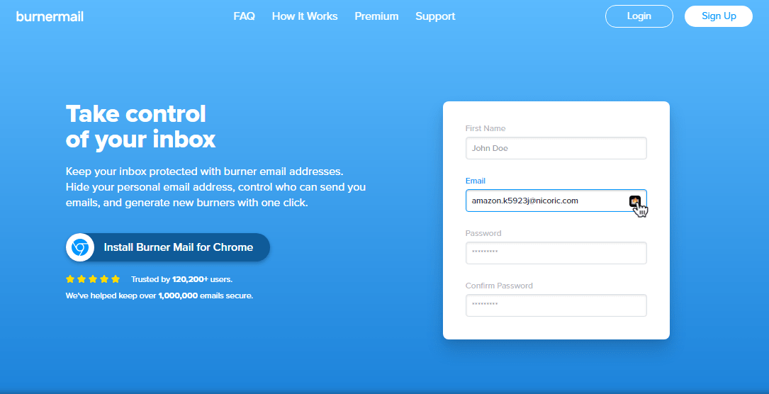 Burnermail.io