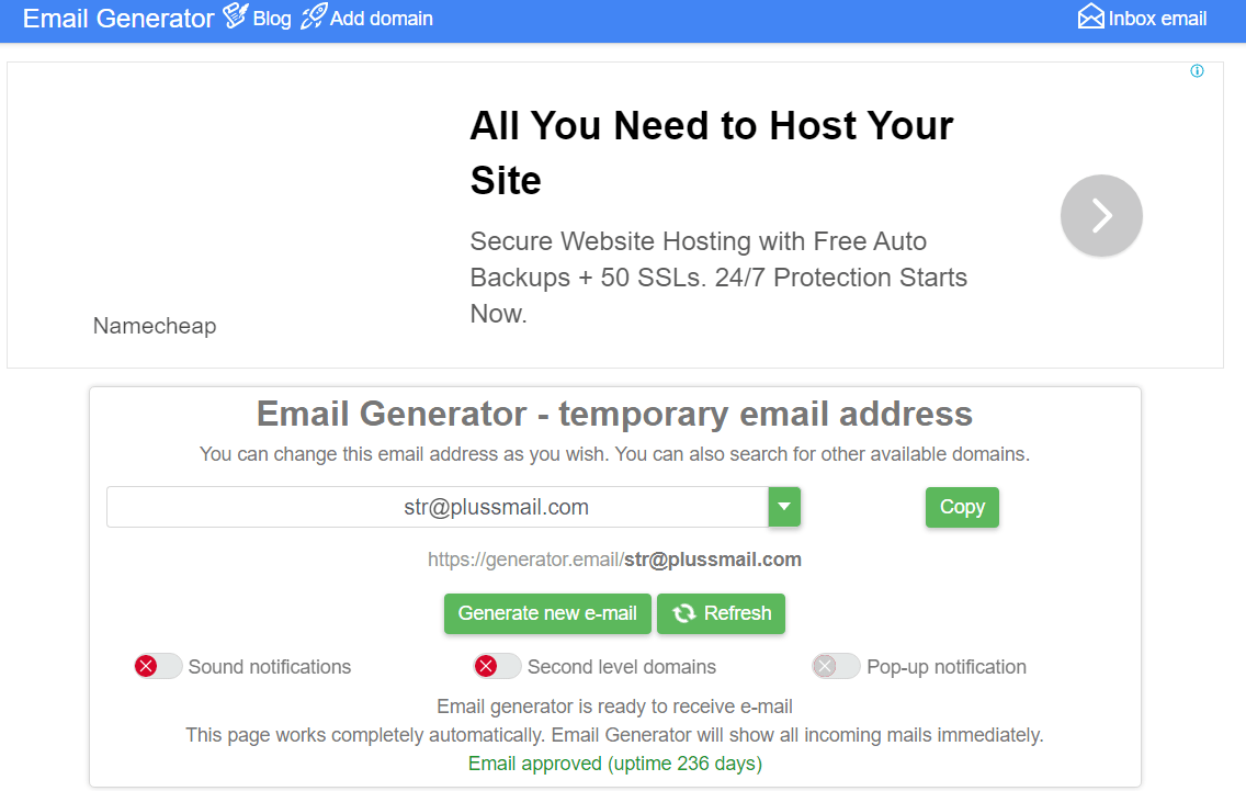 generator.email