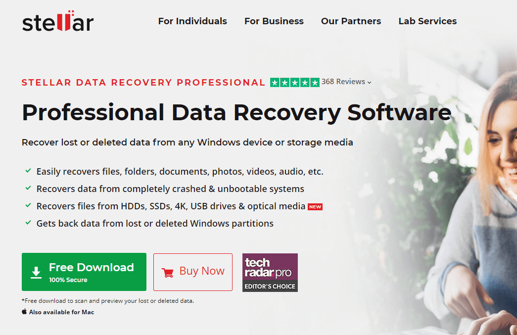 Recupero dati di Windows Stellar Phoenix