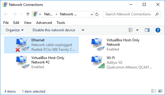 Reparar Ethernet que no funciona en Windows 10 [SOLUCIONADO]