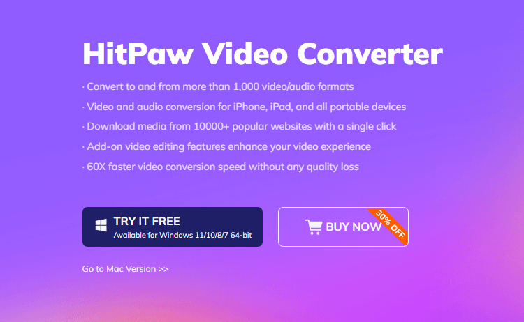 Konverter Video HitPaw untuk Mac