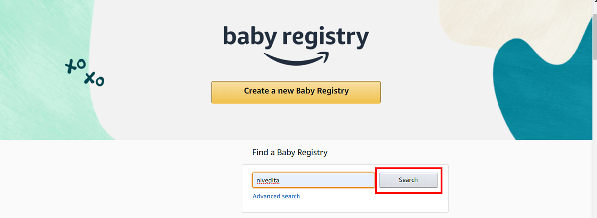 Jika Anda mengklik Baby Registry, prosesnya hampir sama. | Bagaimana Menemukan Daftar Keinginan Amazon Seseorang?