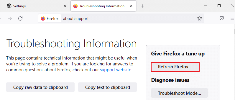 Sekarang, klik opsi Refresh Firefox…. Cara Memperbaiki Firefox Tidak Memuat Halaman