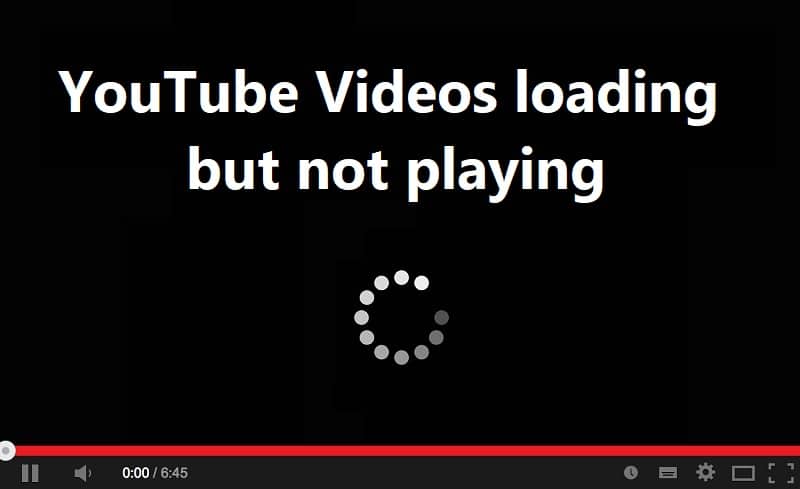 修复 YouTube 视频加载但不播放视频