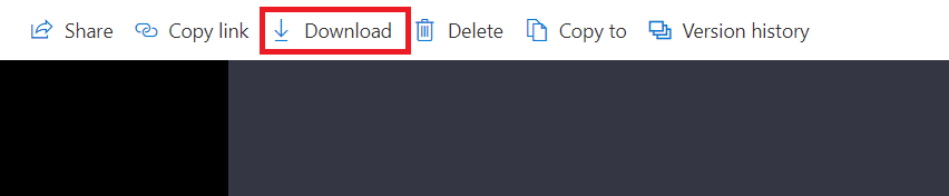 화면 상단에서 다운로드를 클릭합니다. Microsoft Teams 녹음은 어디에 저장되나요? 녹화된 비디오에 액세스, 다운로드 및 공유하는 방법은 무엇입니까?