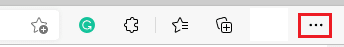 Cliquez sur l'icône à trois points près de votre image de profil. Correction de l'erreur STATUS BREAKPOINT dans Microsoft Edge