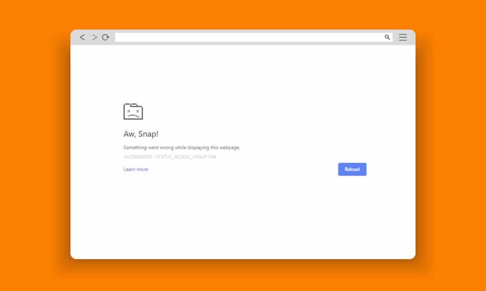 Correction de la VIOLATION D'ACCÈS AU STATUT dans Chrome