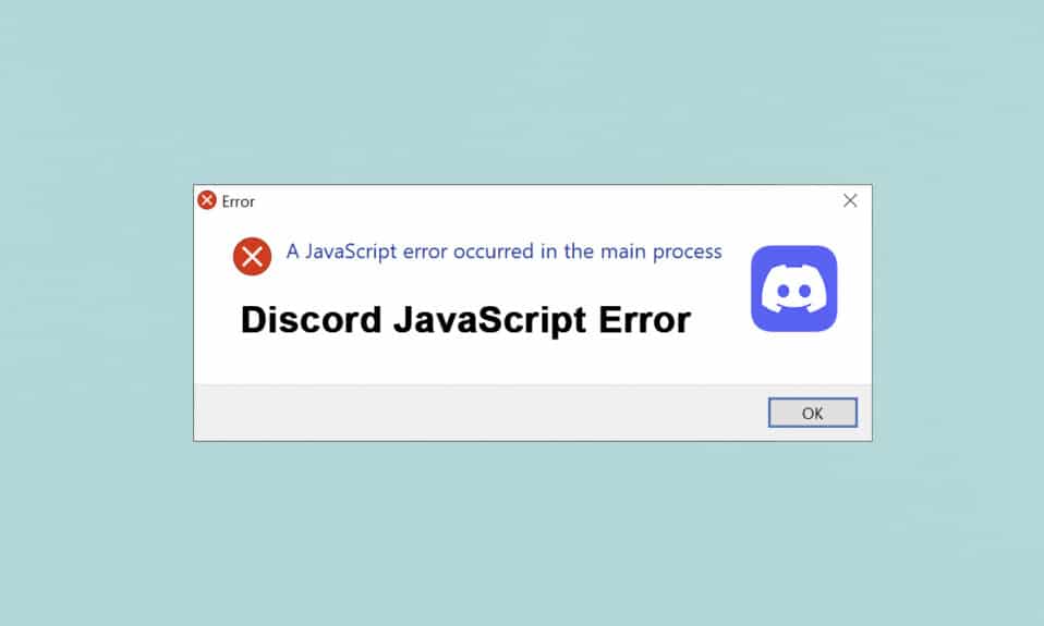 Correction de l'erreur Discord JavaScript au démarrage