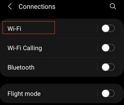 點擊 Wi-Fi 選項