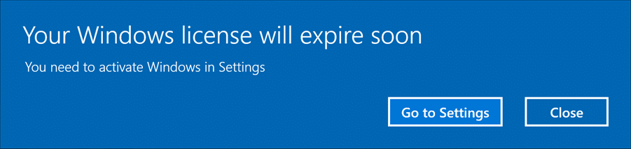 Remediați eroarea de licență Windows va expira în curând pe Windows 10