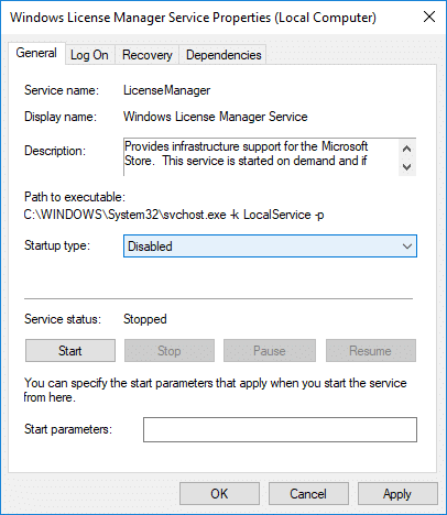 Dezactivați serviciul Windows License Manager | Remediați eroarea de licență Windows va expira în curând