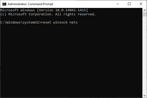 winsockネットをリセットする| TeamViewerの準備ができていない問題を修正する接続を確認する