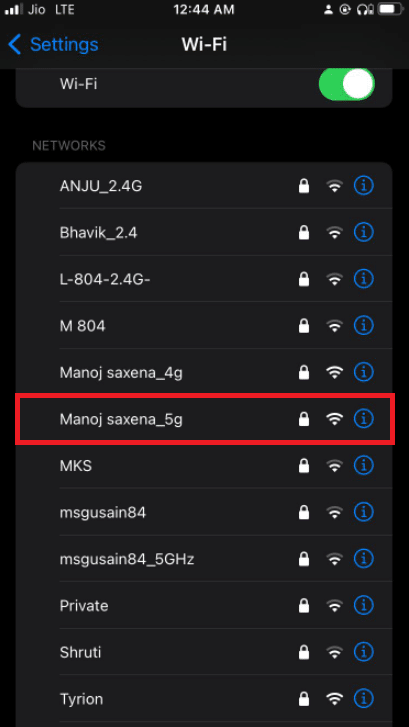 Quando as redes WiFi aparecem. Corrigir erro de falha na verificação ao conectar-se ao servidor de ID da Apple
