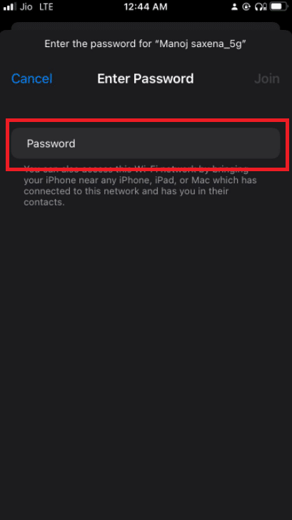 Faça login com suas credenciais de Wi-Fi