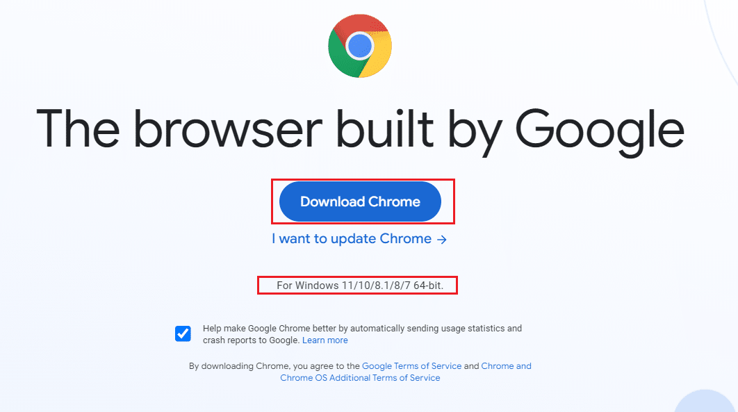 baixar a versão de 64 bits do Google chrome do site oficial | RESULT_CODE_HUNG