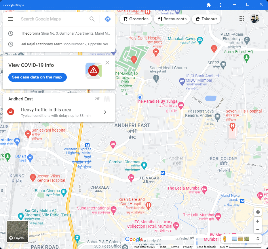 سيتم فتح نافذة خرائط Google بشكل منفصل لتعمل مثل تطبيق | كيفية تنزيل خرائط Google لنظام التشغيل Windows 10/11