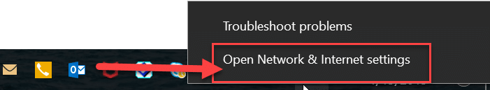 Cliquez sur Ouvrir le Centre Réseau et partage / Corriger Err_Connection_Closed dans Chrome