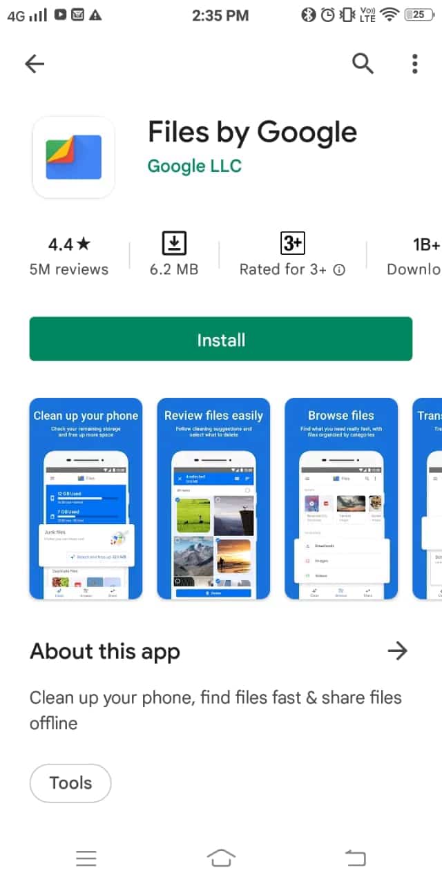 Archivos de Google | mejor limpiador gratuito para Android