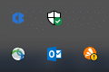 Iconos en la barra de tareas. Reparar No hay cámaras conectadas en Windows 10