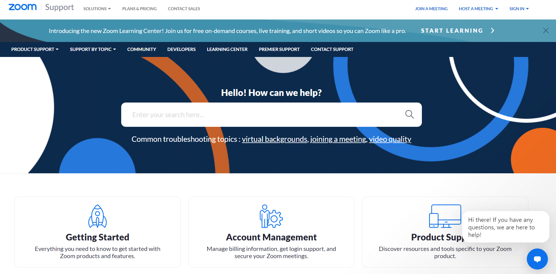 Zoom pagina ufficiale di supporto. Risolto il problema con Zoom Impossibile collegare il codice di errore 5003