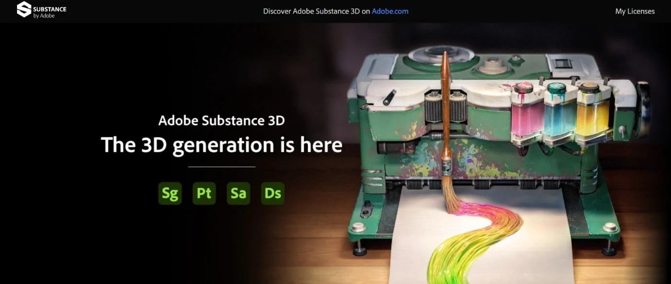 Adobe Substance 3D | cel mai bun software de modelare 3D