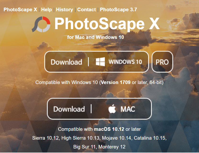 PhotoScapeXのダウンロードページ| PC用の無料の写真編集ソフトウェア