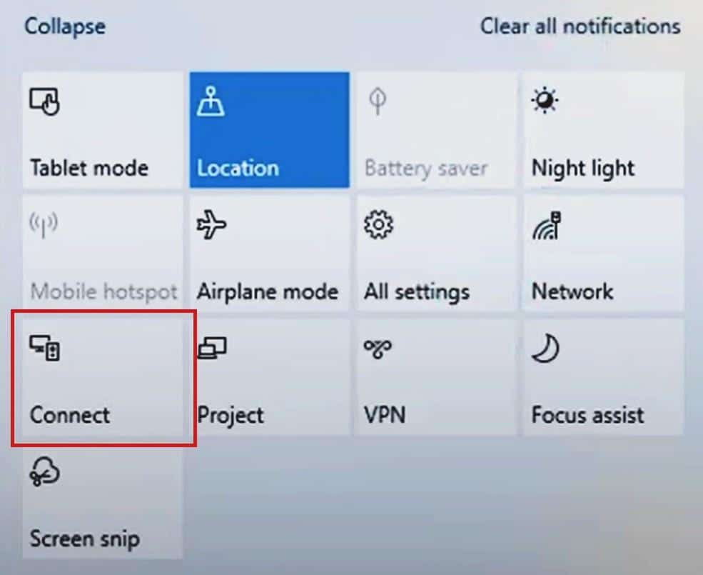 menu notifikasi. Cara Mentransmisi ke Amazon Firestick dari PC Windows 10