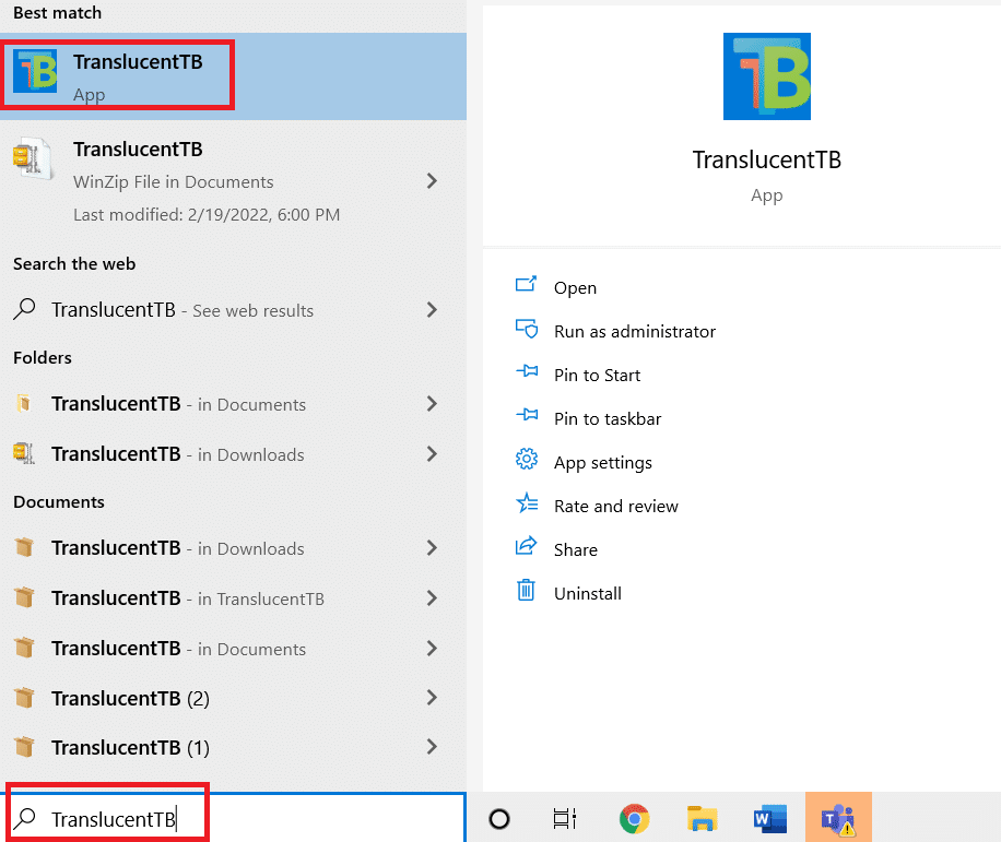 Pilih Tembus Tembus. Cara Membuat Taskbar Transparan di Windows 10