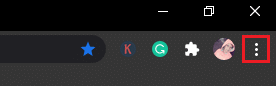 haga clic en el icono de tres puntos.