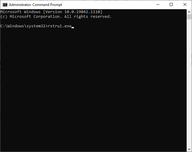 Digite o seguinte comando e pressione Enter rstrui.exe. O que é o Wondershare Helper Compact