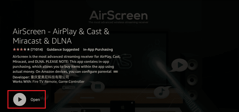 airscreen亚马逊火棒应用程序