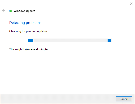 运行 Windows 更新疑难解答以修复 Windows 模块安装程序工作人员高 CPU 使用率