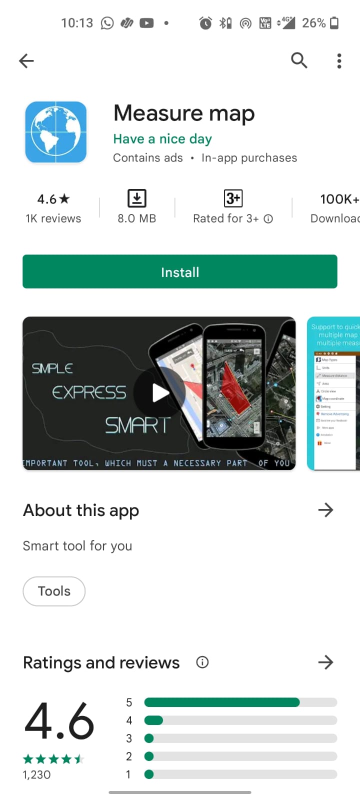 측정 지도. Android의 상위 18개 최고의 측정 앱