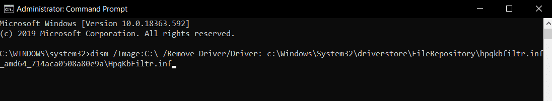 64비트 운영 체제에서 결함이 있는 드라이버를 제거하는 명령입니다. Windows 10에서 WDF_VIOLATION 오류를 수정하는 방법