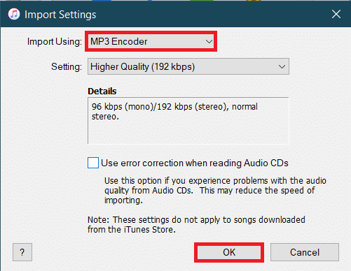 selectați codificatorul mp3. Cum să convertiți M4B în MP3 în Windows 10