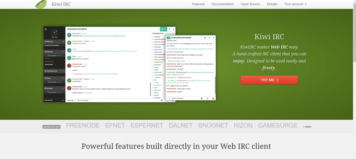 Киви ИРЦ. Лучшие IRC-клиенты для Windows