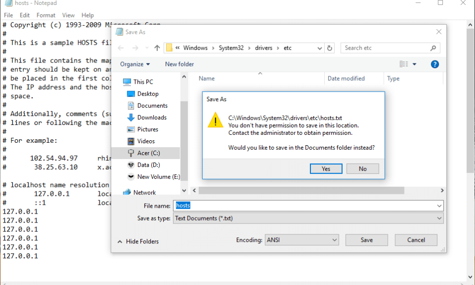 想要在 Windows 10 中编辑主机文件?这是怎么做的!