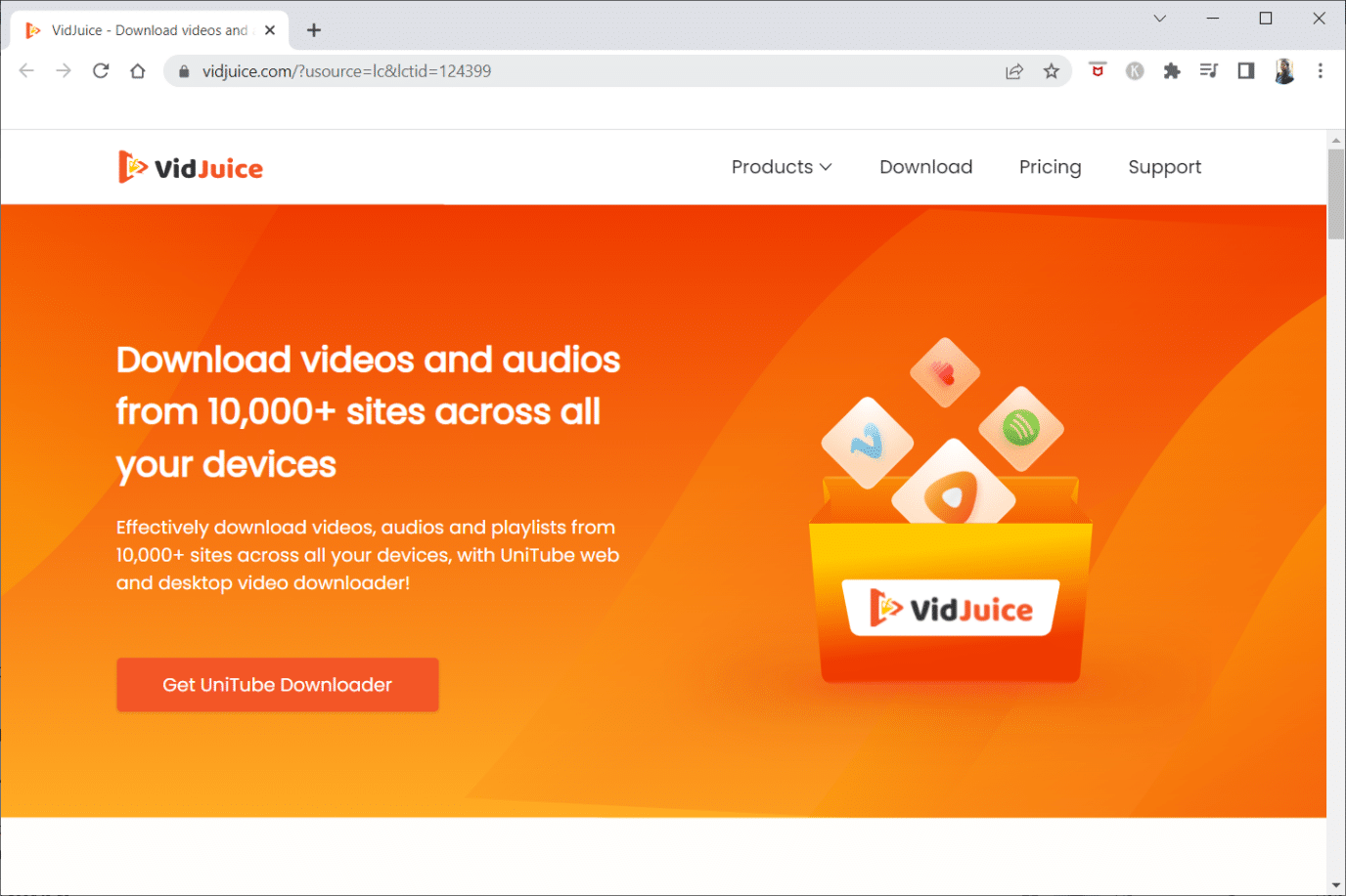 VidJuice. 30 meilleurs outils de capture vidéo