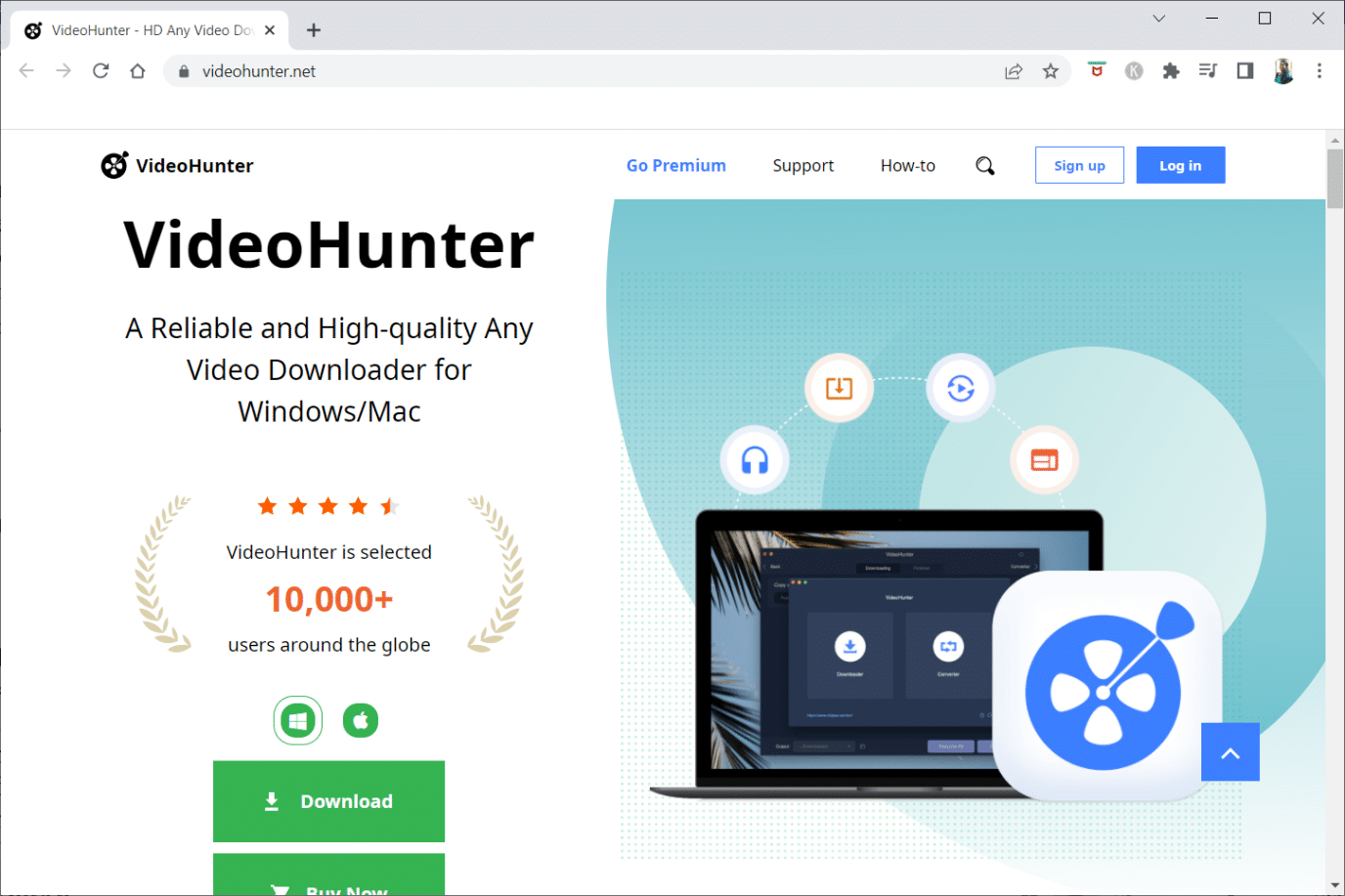 VideoHunter. téléchargeurs de vidéos en ligne gratuits